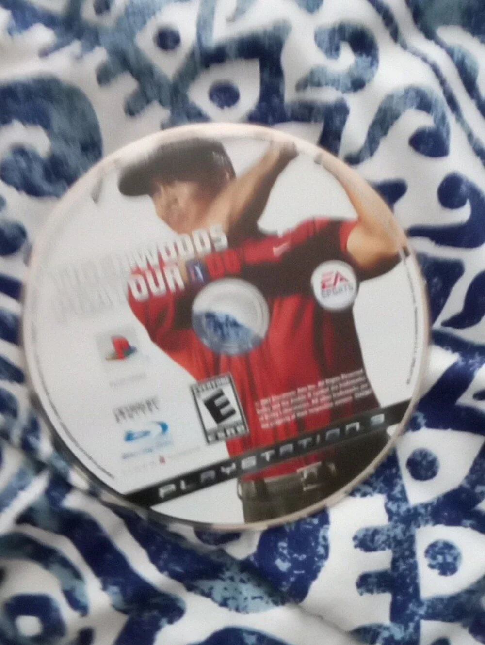 Tiger Woods PGA Tour 08 (PlayStation 3) - Red/White Cover